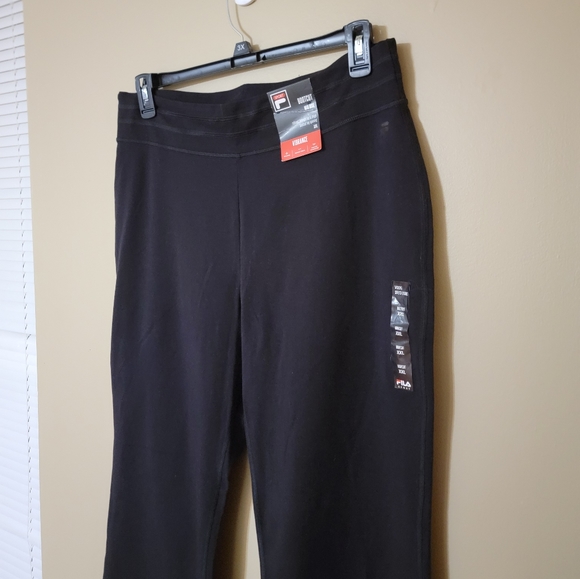 Fila Sport Black Athletic/Yoga Pants Size XXL - Picture 2 of 9